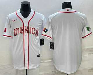 Men%27s USA Baseball Blank 2023 White World Classic Stitched Jerseys->2023 world baseball classic->MLB Jersey